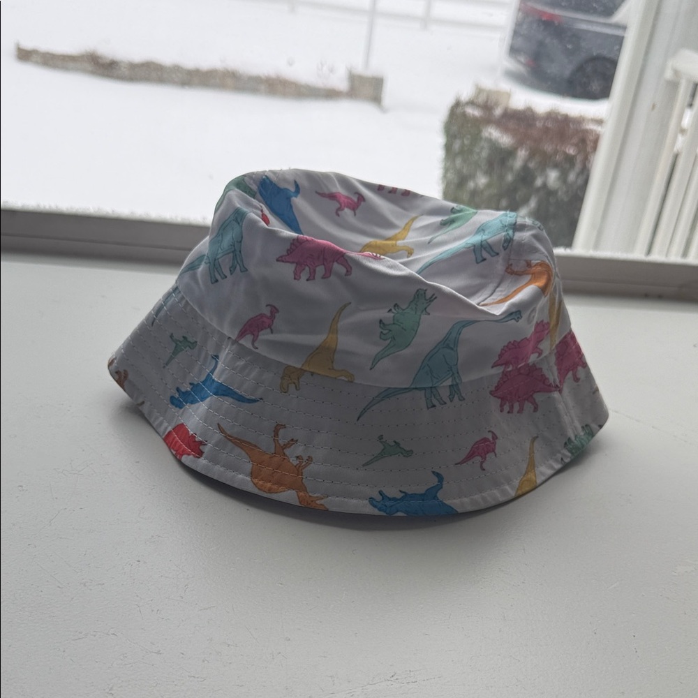 Colorful Dinosaur Print Adult/Kids Bucket Hat